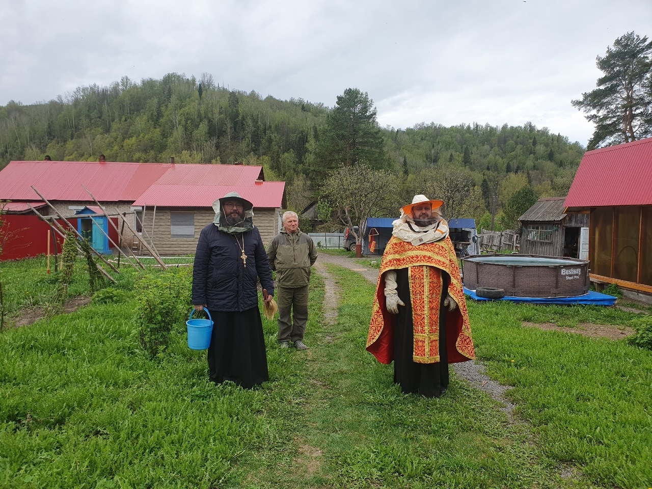 ОСВЯЩЕНИЕ ПАСЕКИ В ПОСЕЛКЕ СУХАЯ АТЯ